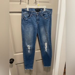 Distressed SP Black Label skinny ankle jeans.  Size 31